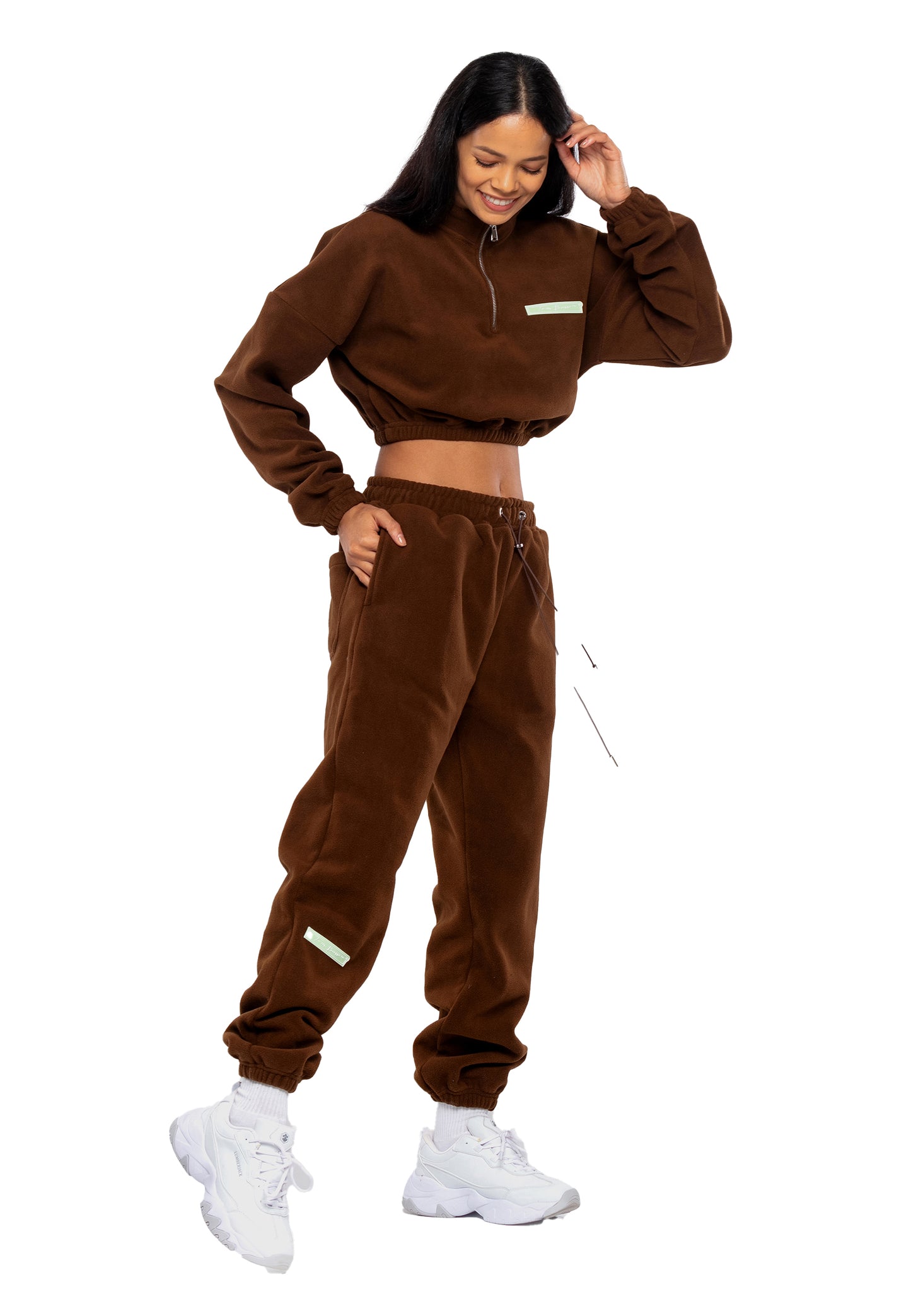 Oversized Cropped Fleece