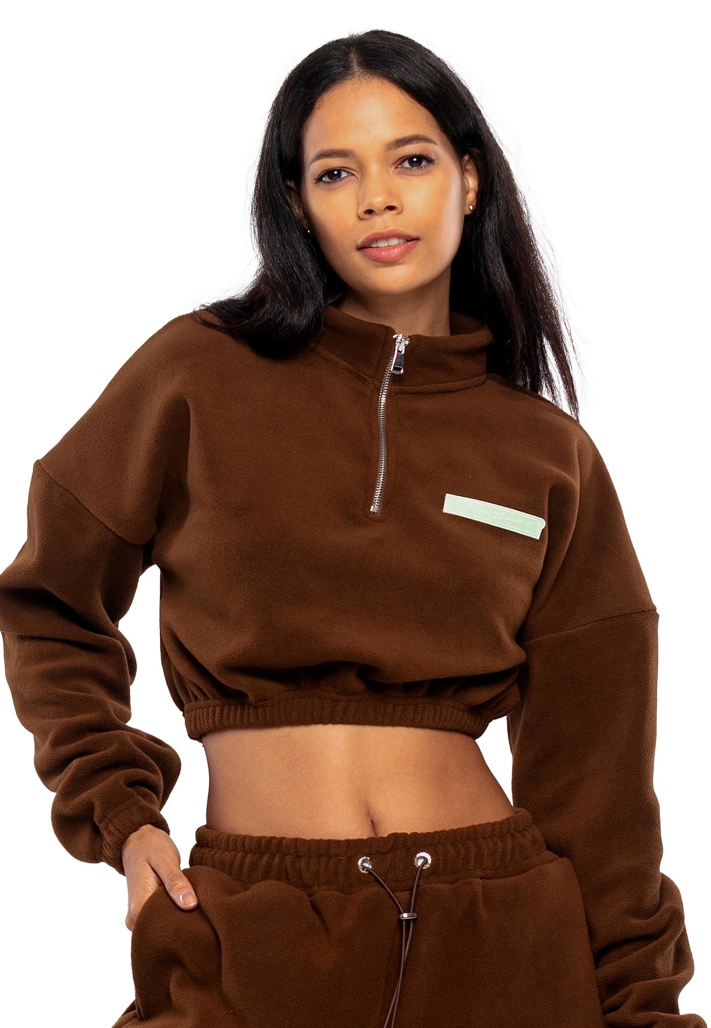 Oversized Cropped Fleece