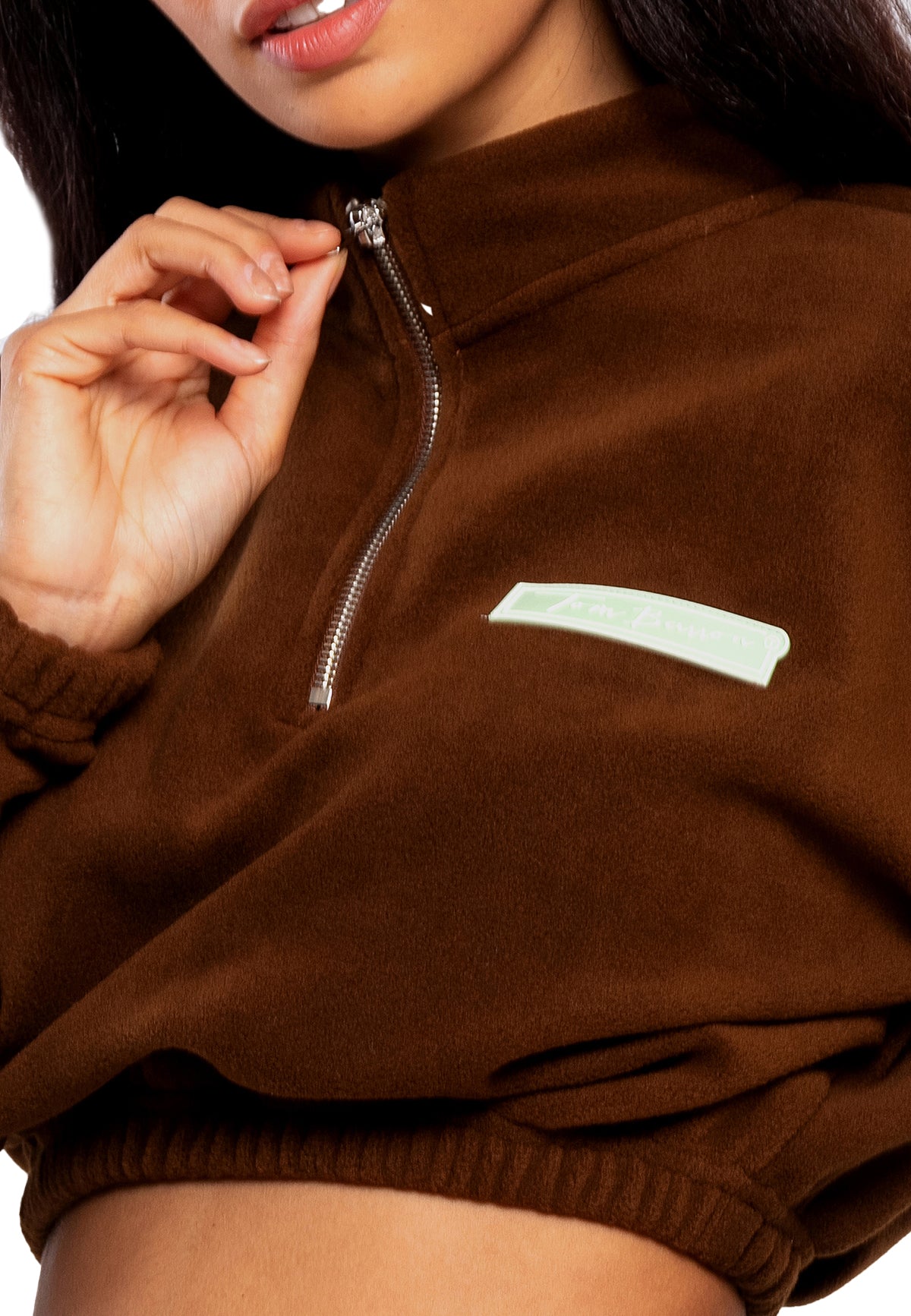 Oversized Cropped Fleece