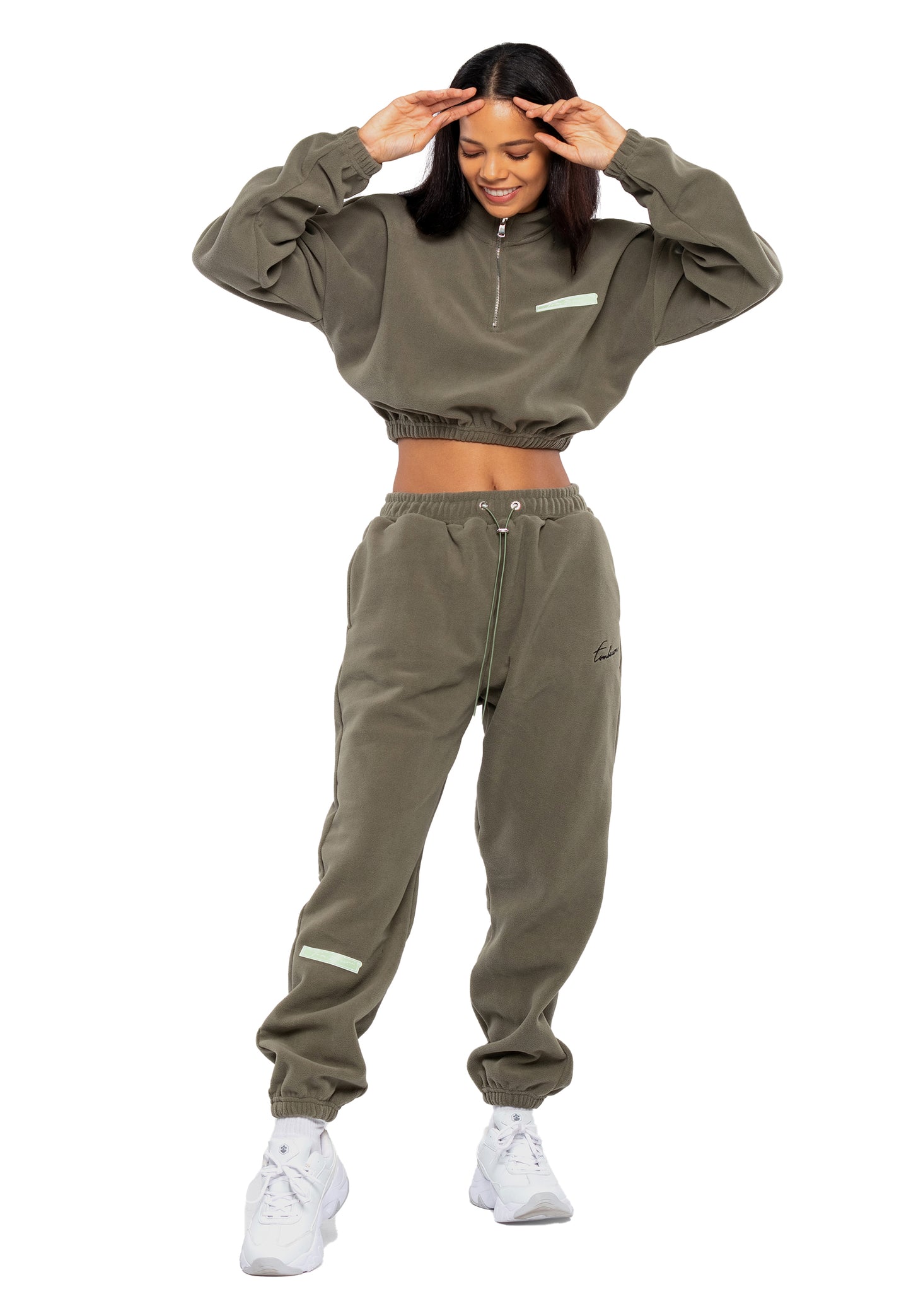 Oversized Cropped Fleece
