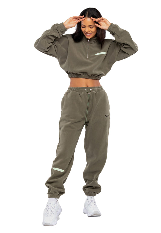 Oversized Cropped Fleece