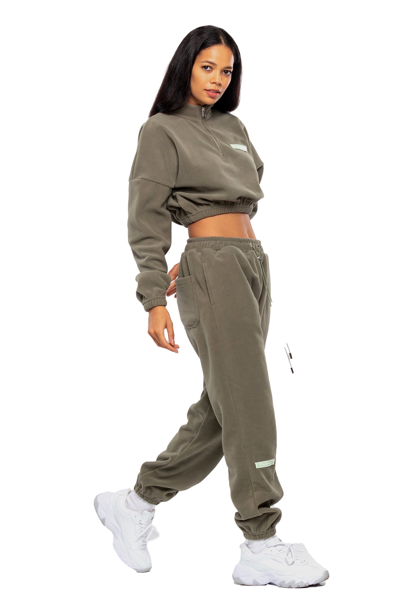 Oversized Cropped Fleece