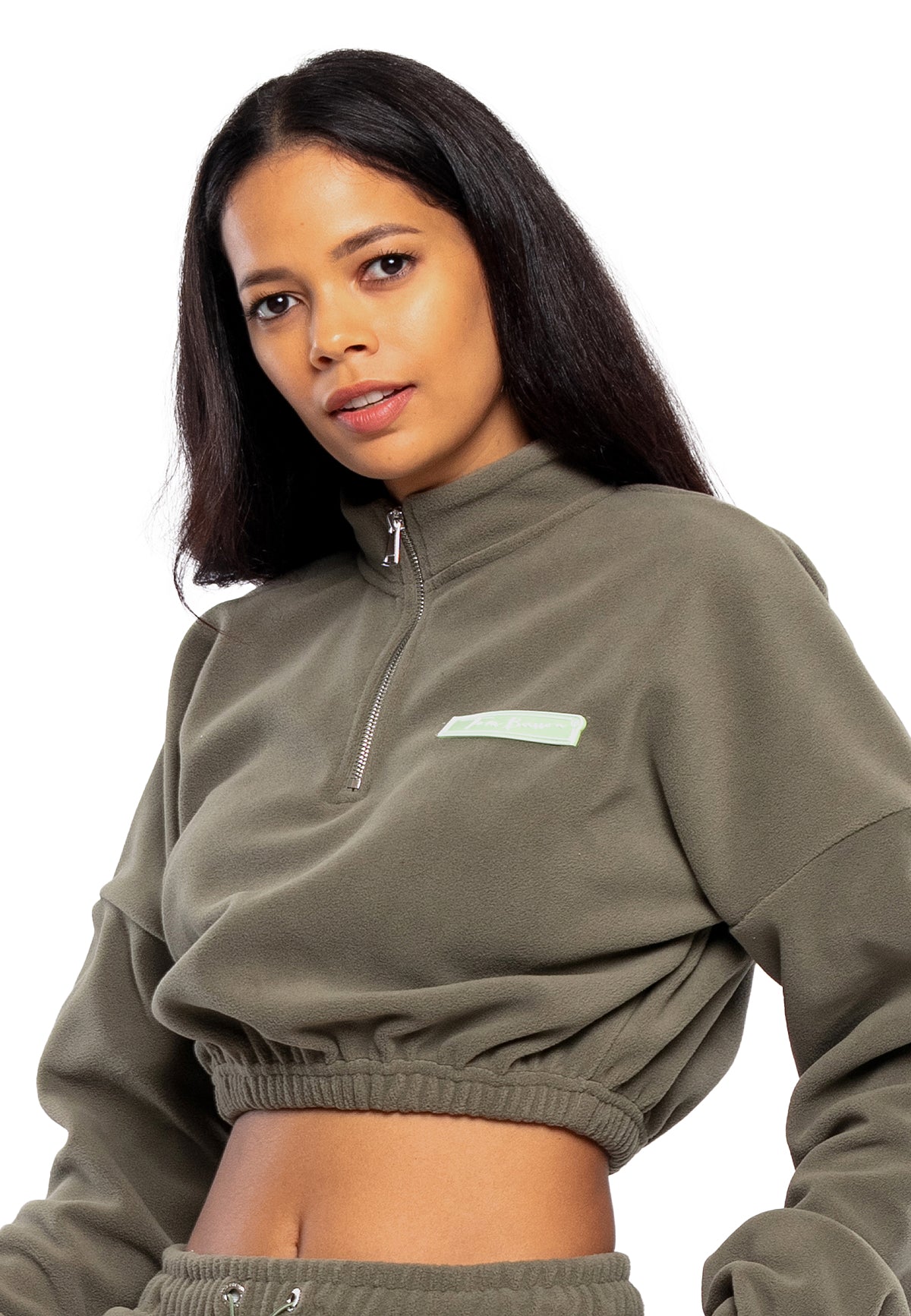 Oversized Cropped Fleece
