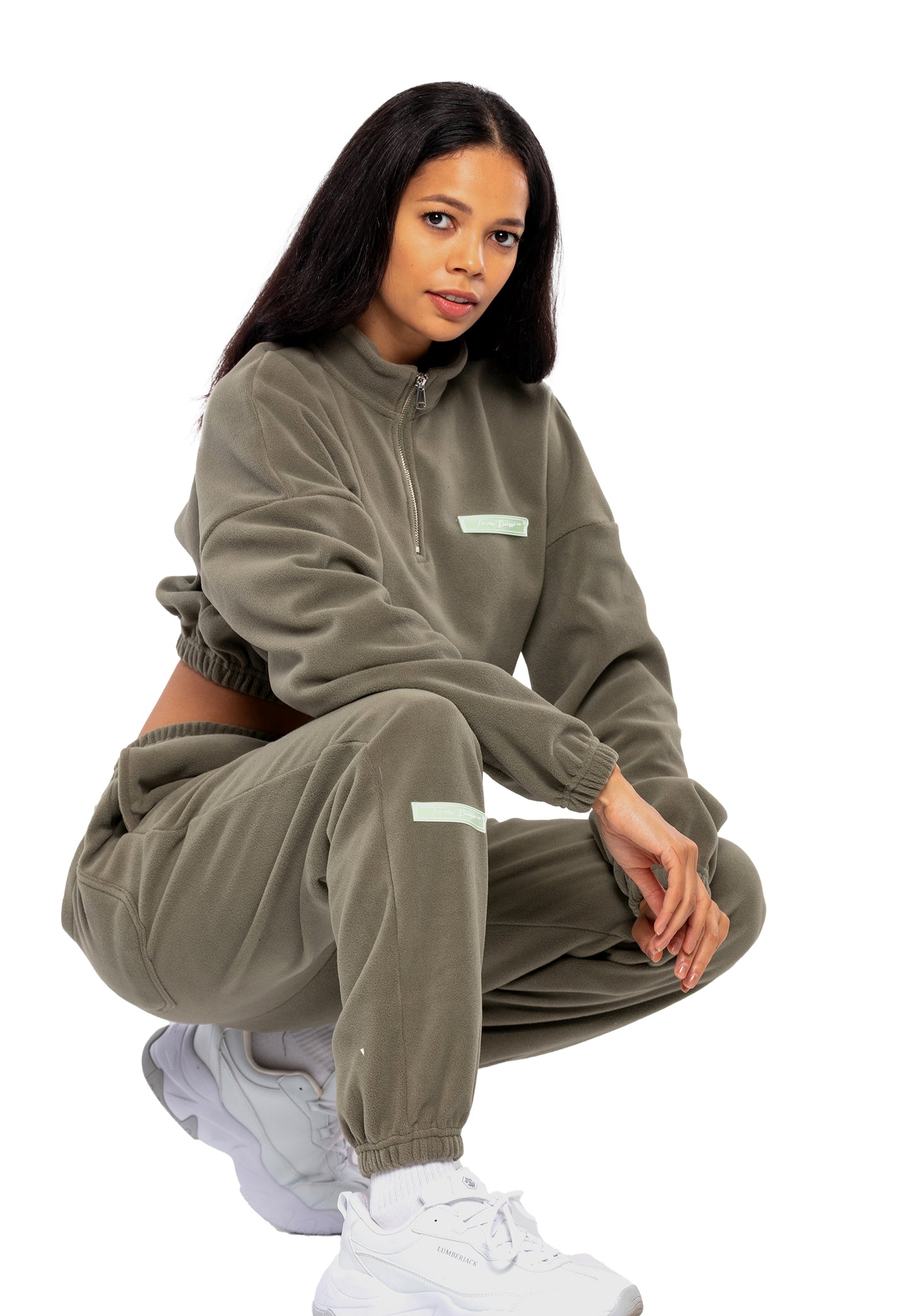 Oversized Cropped Fleece