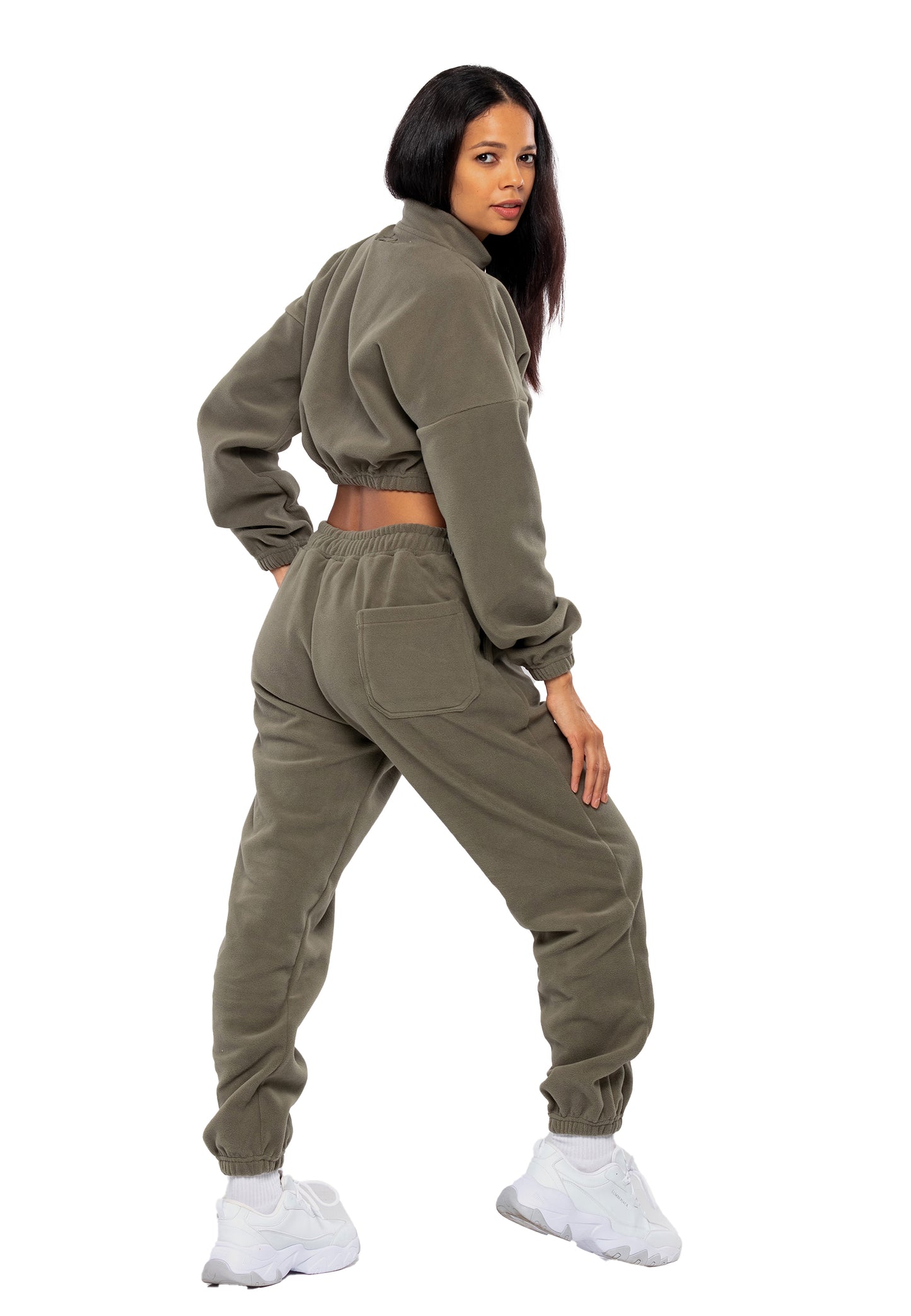 Oversized Cropped Fleece