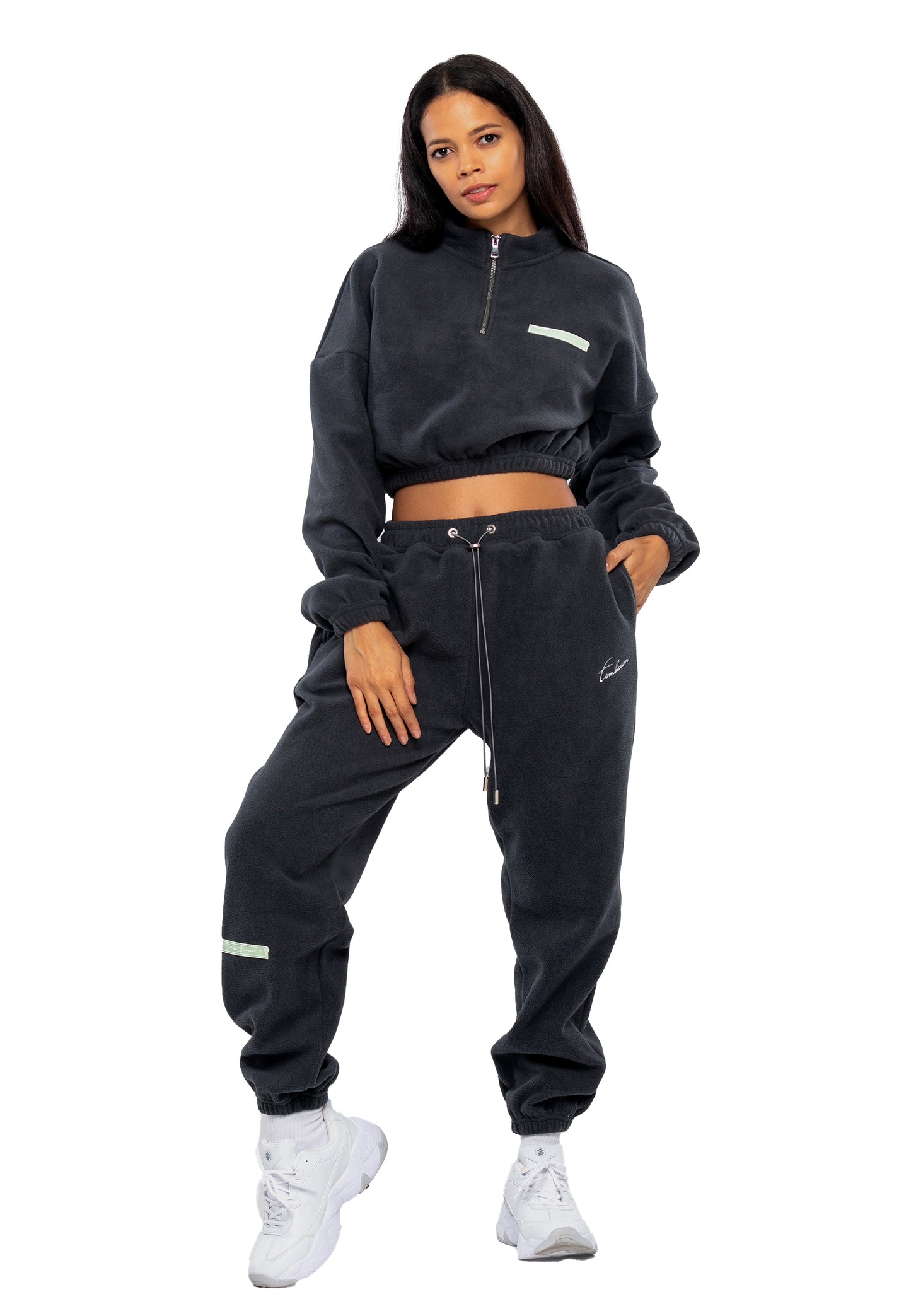 Oversized Cropped Fleece