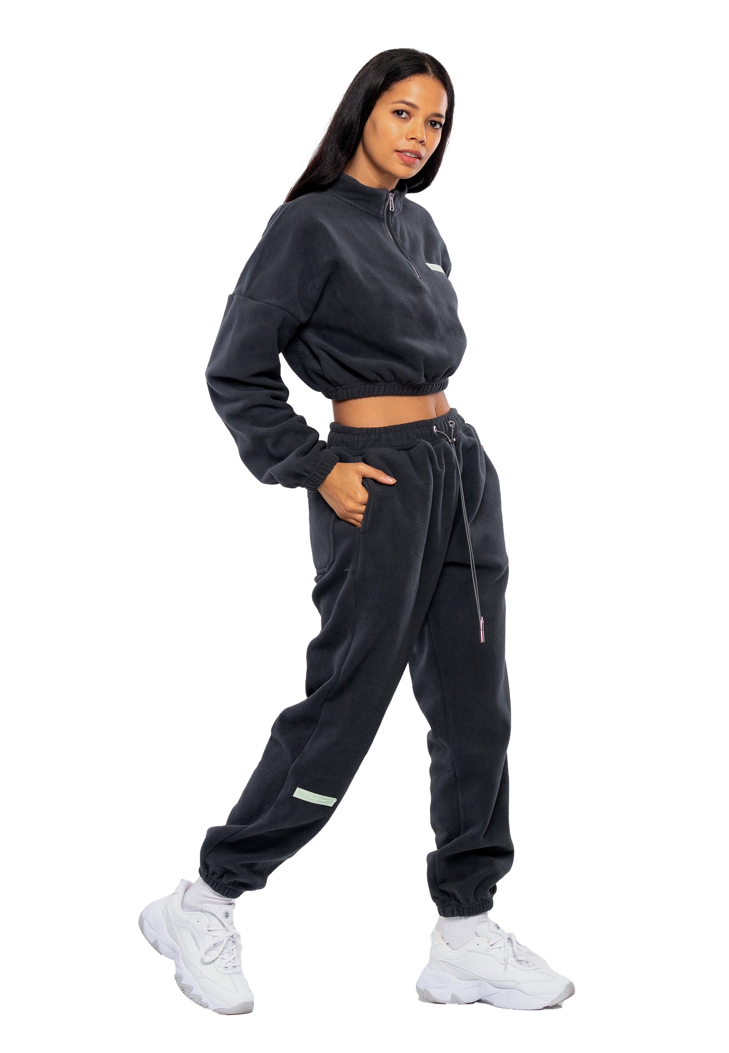 Oversized Cropped Fleece