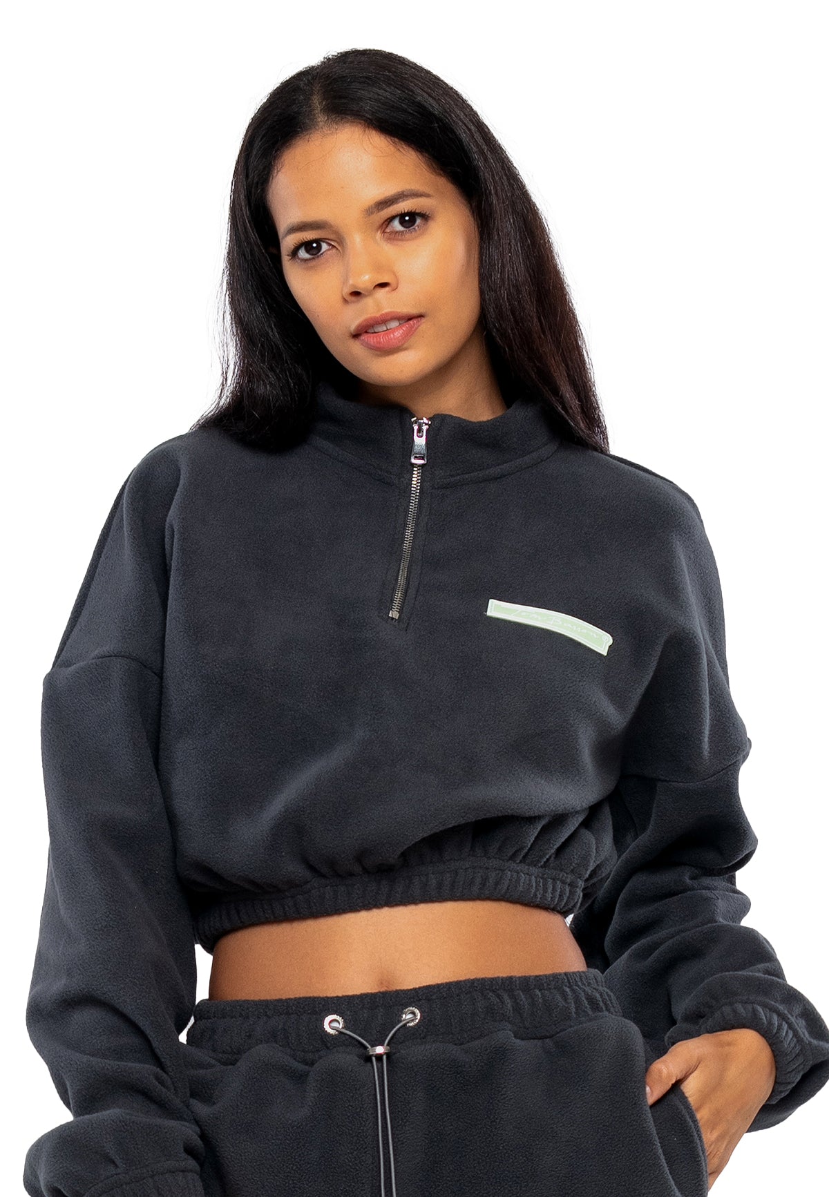 Oversized Cropped Fleece
