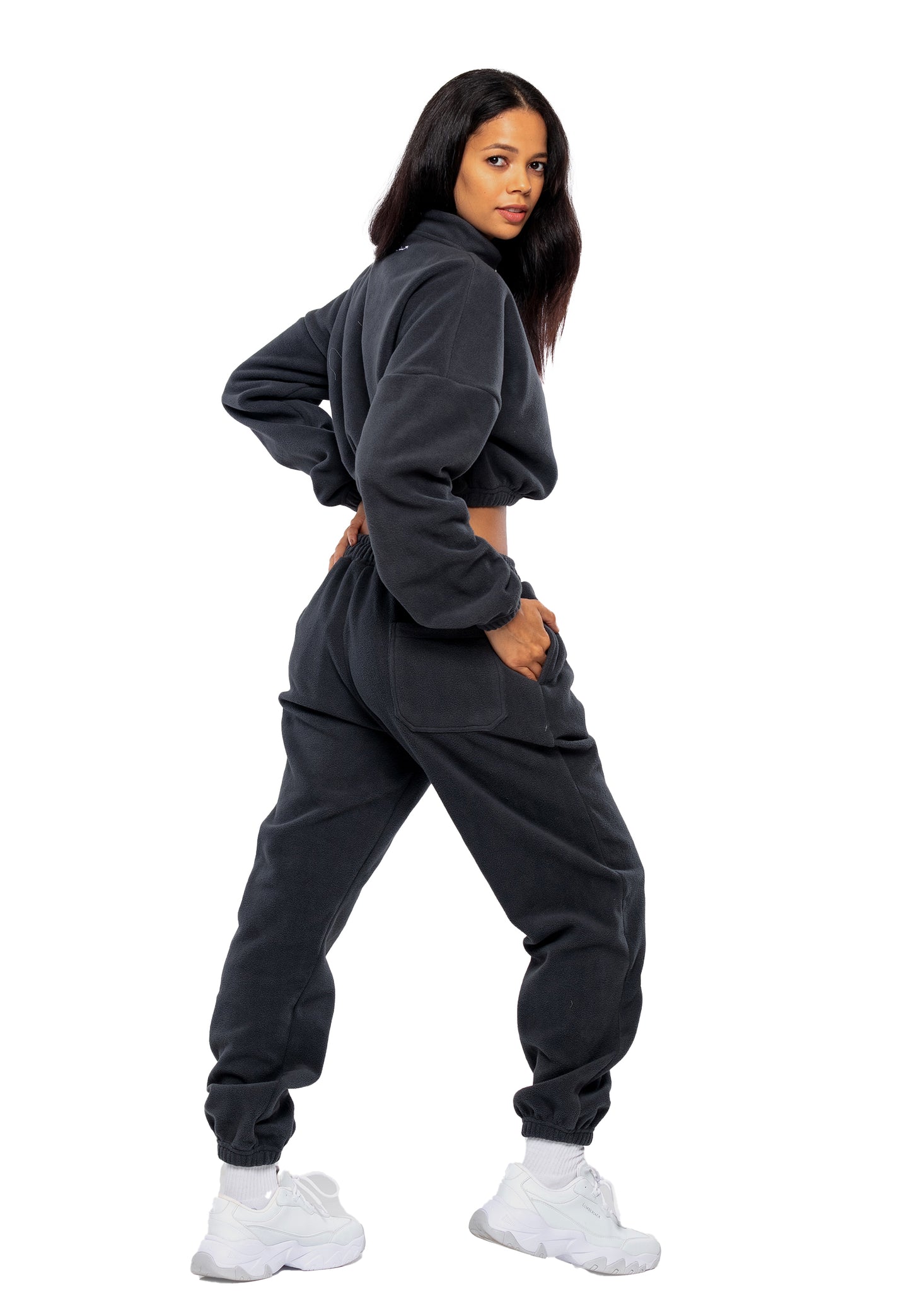 Oversized Cropped Fleece