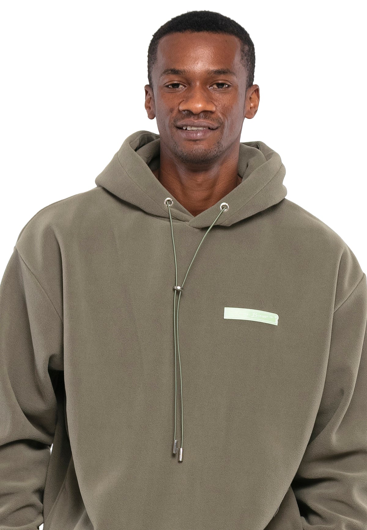 SET FELPA E PANTALONI IN TESSUTO PILE OVERSIZE DA UOMO ANTRACIDO