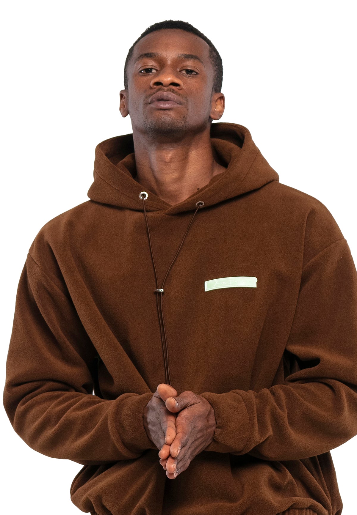 SET FELPA E PANTALONI IN TESSUTO PILE OVERSIZE DA UOMO ANTRACIDO