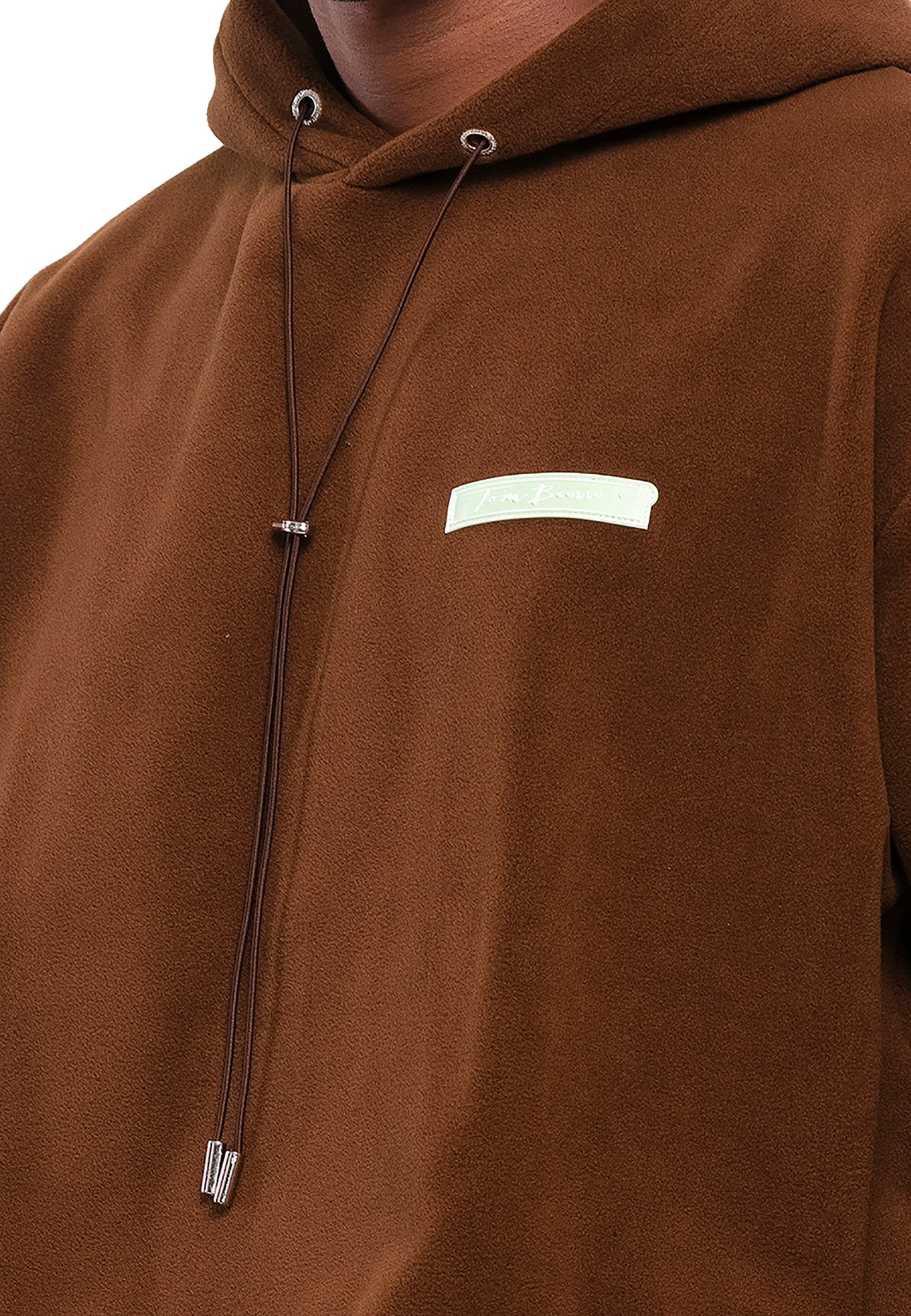 SET FELPA E PANTALONI IN TESSUTO PILE OVERSIZE DA UOMO ANTRACIDO