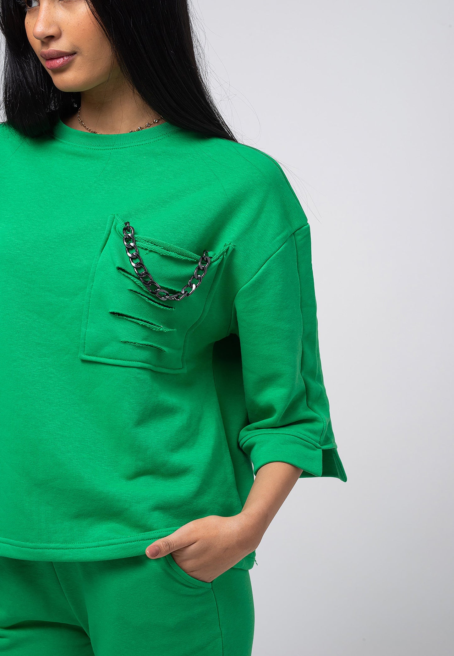 Runway Luxe Kette Trainingsanzug