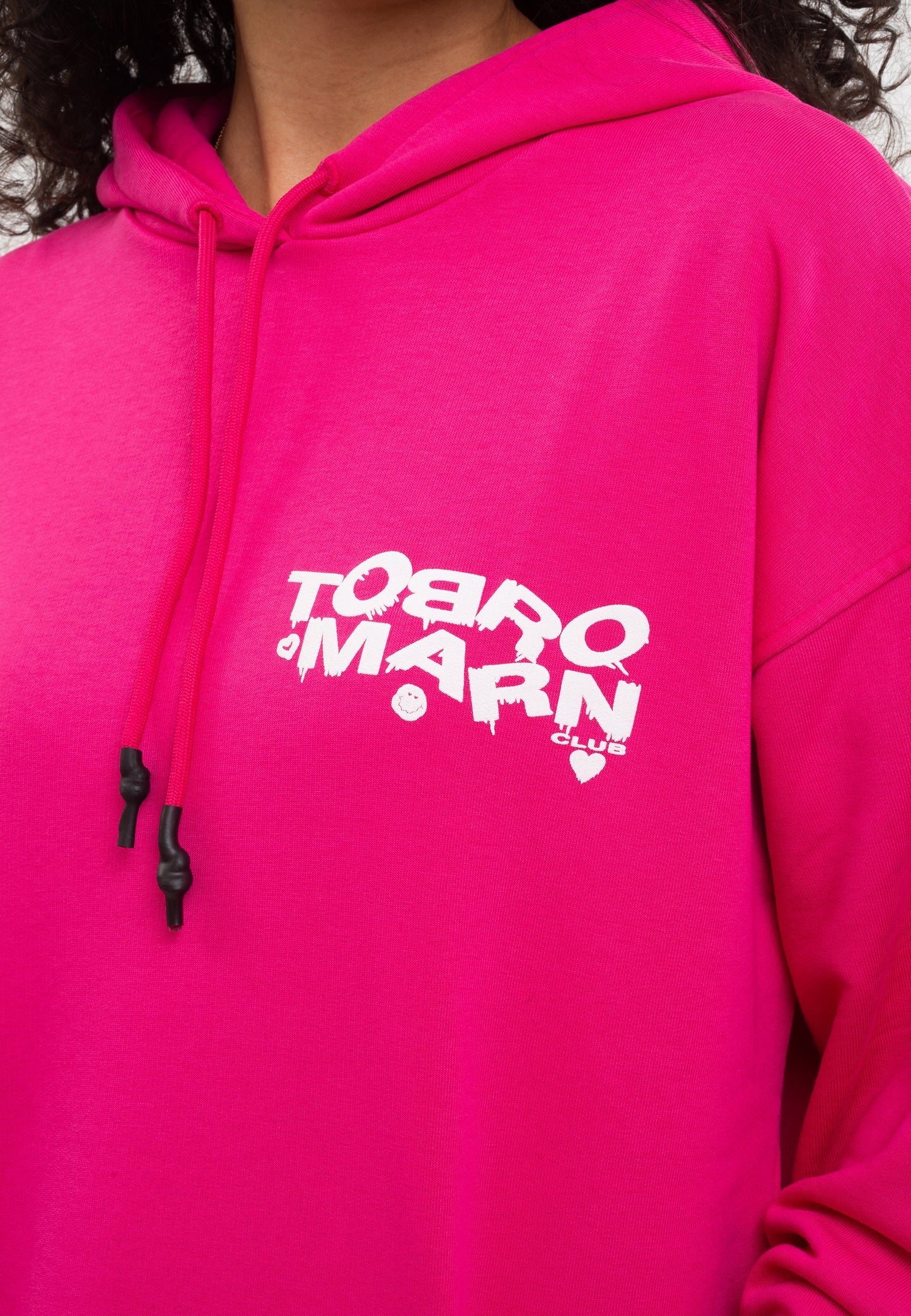 FELPA TUNICA OVERSIZE DONNA NERA
