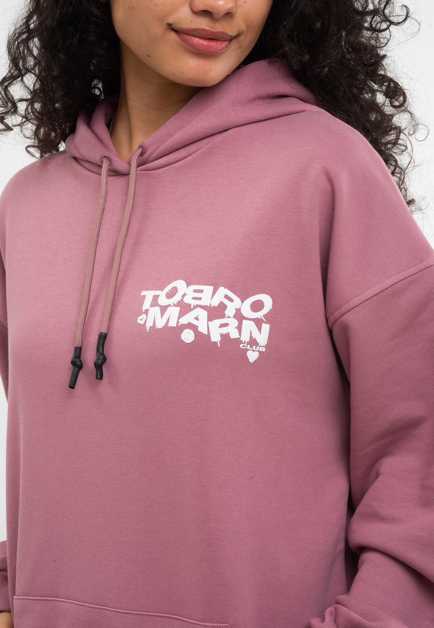FELPA TUNICA OVERSIZE DONNA NERA
