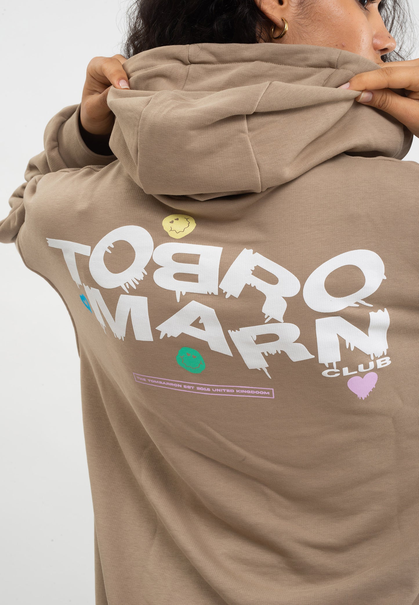 FELPA TUNICA OVERSIZE DONNA NERA