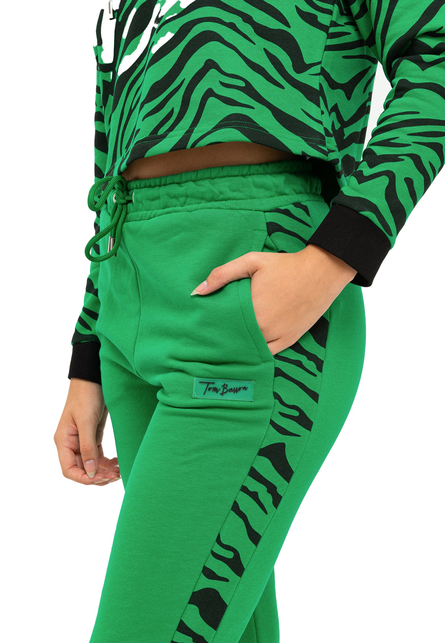 Luxe Zebra Print Tracksuit