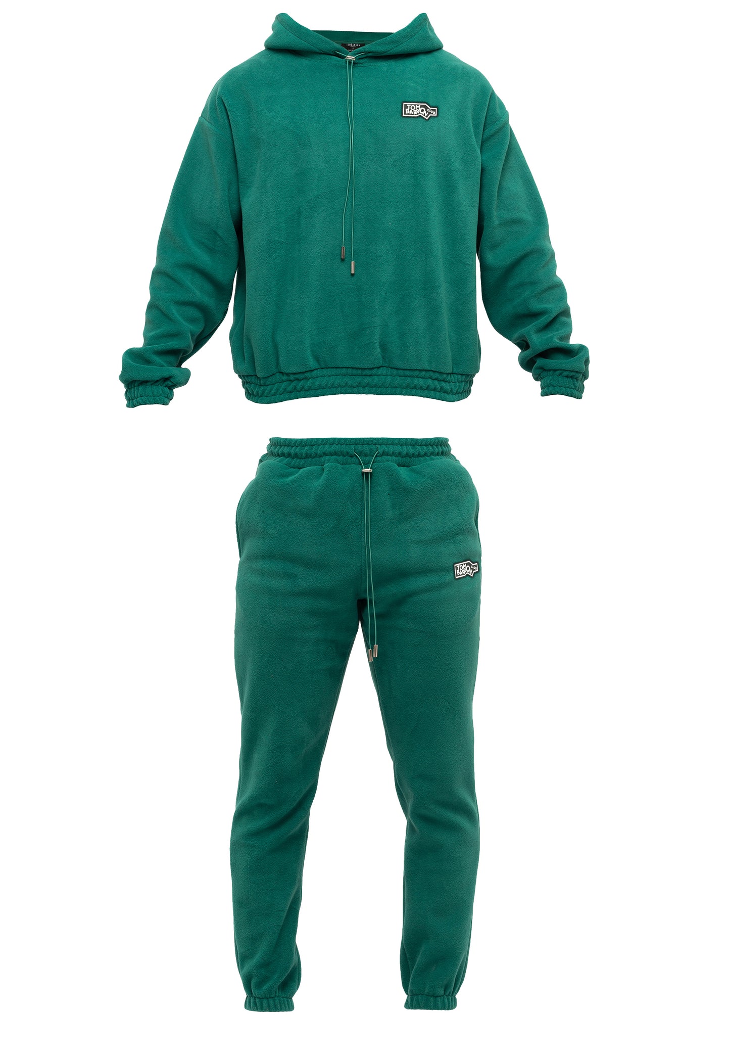 SET FELPA E PANTALONI IN TESSUTO PILE OVERSIZE DA UOMO ANTRACIDO