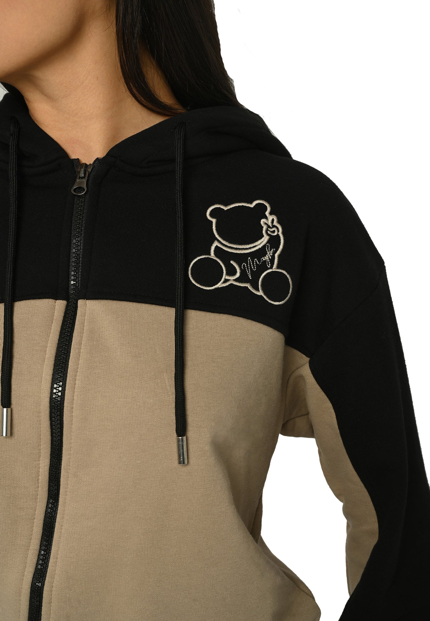 Plush Bear Zip-Up Ensemble