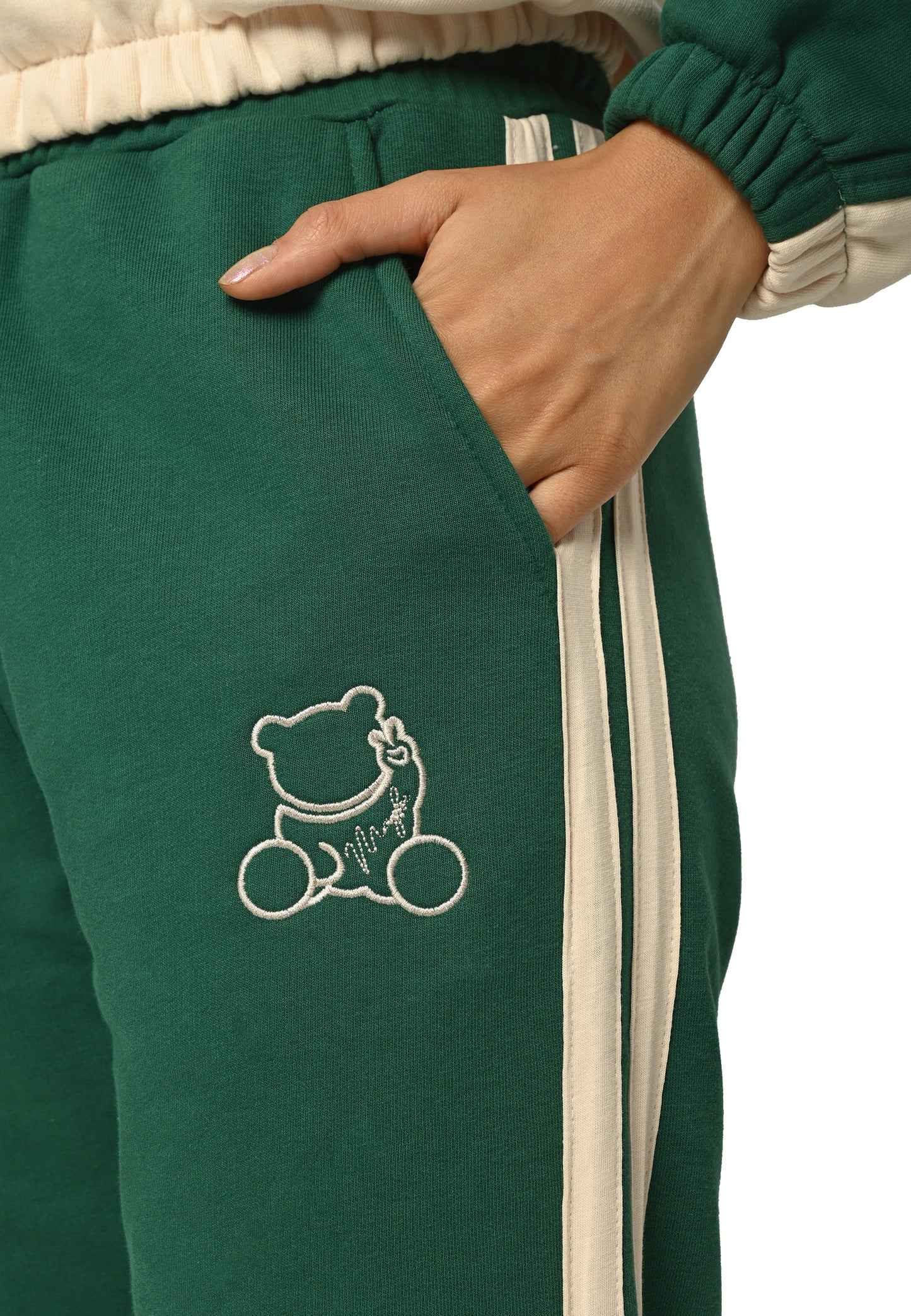 Plush Bear Zip-Up Ensemble