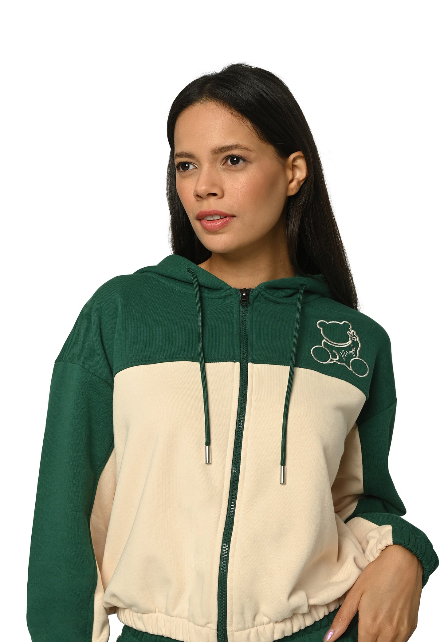 Plush Bear Zip-Up Ensemble