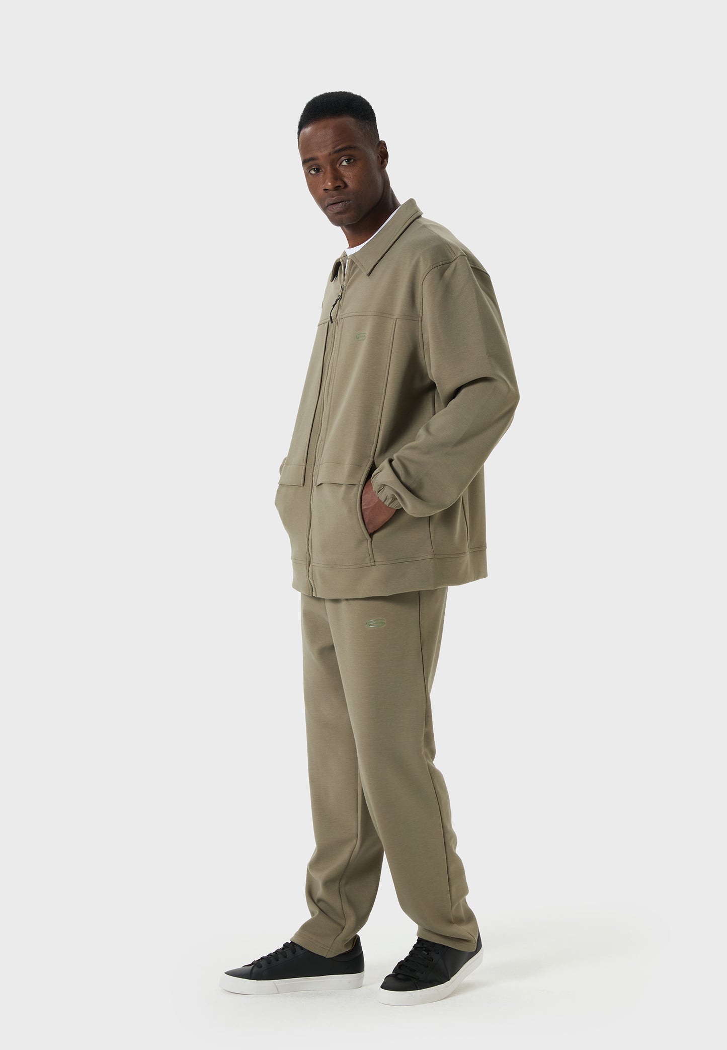 Zip-Up Sweatshirt & Pant Combo