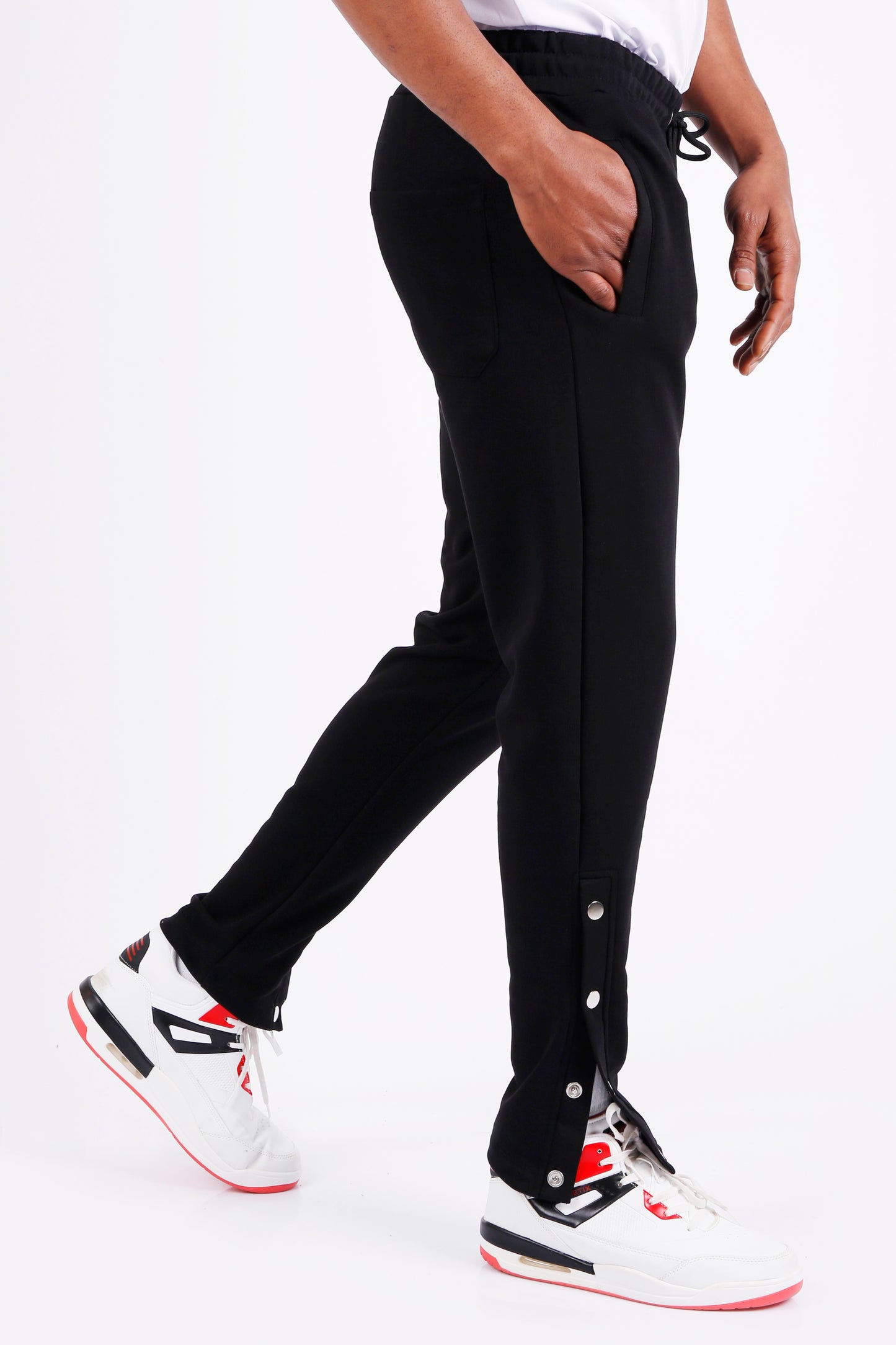 Luxe Milano Side Snap Sweatpants