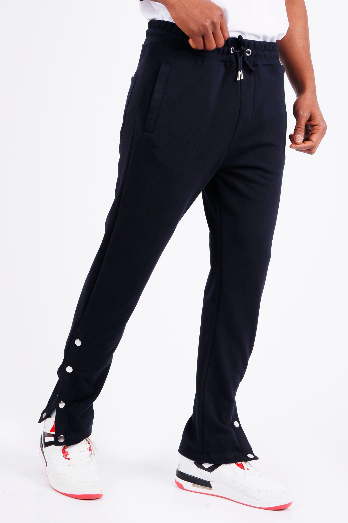 Luxe Milano Side Snap Sweatpants