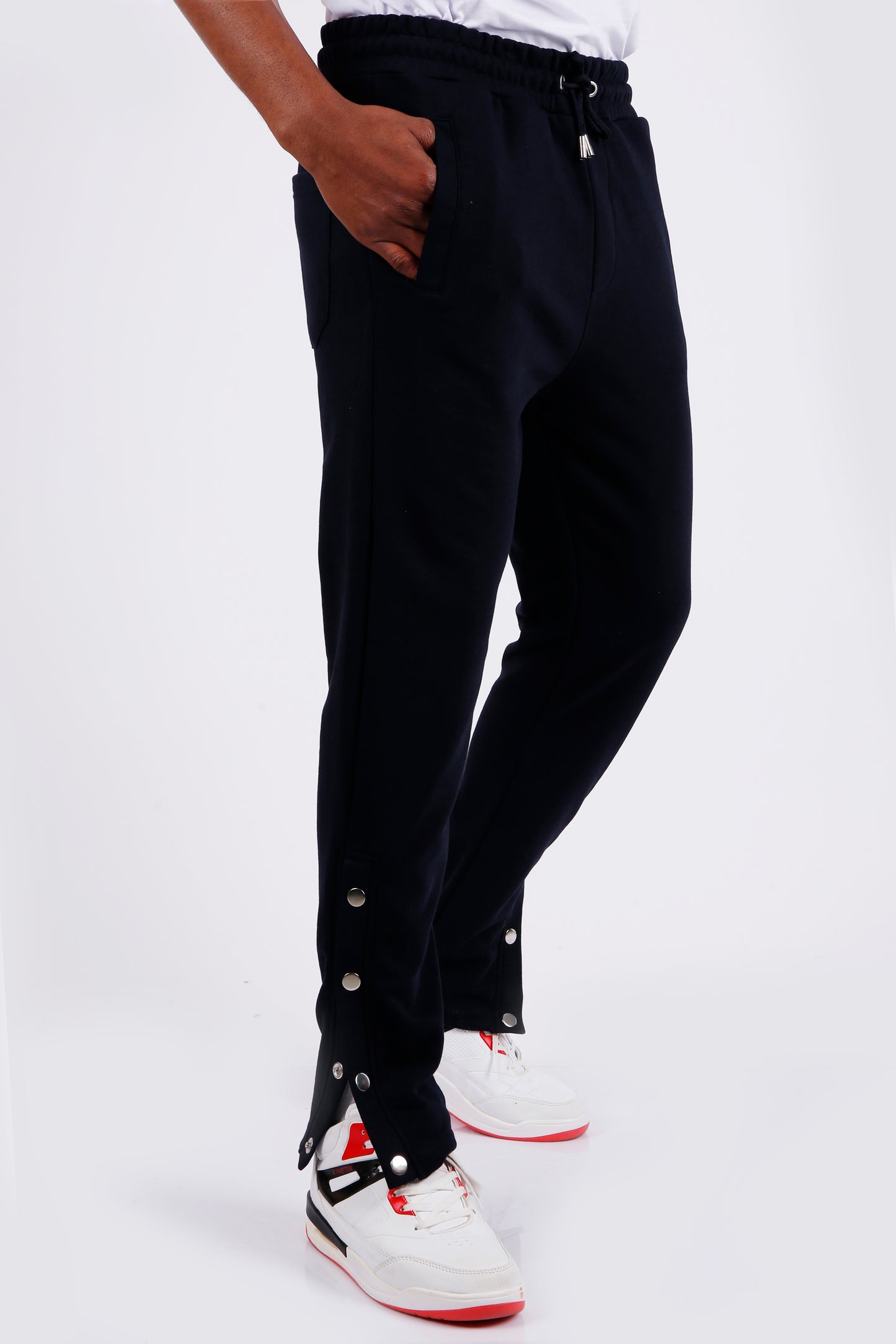 Luxe Milano Side Snap Sweatpants