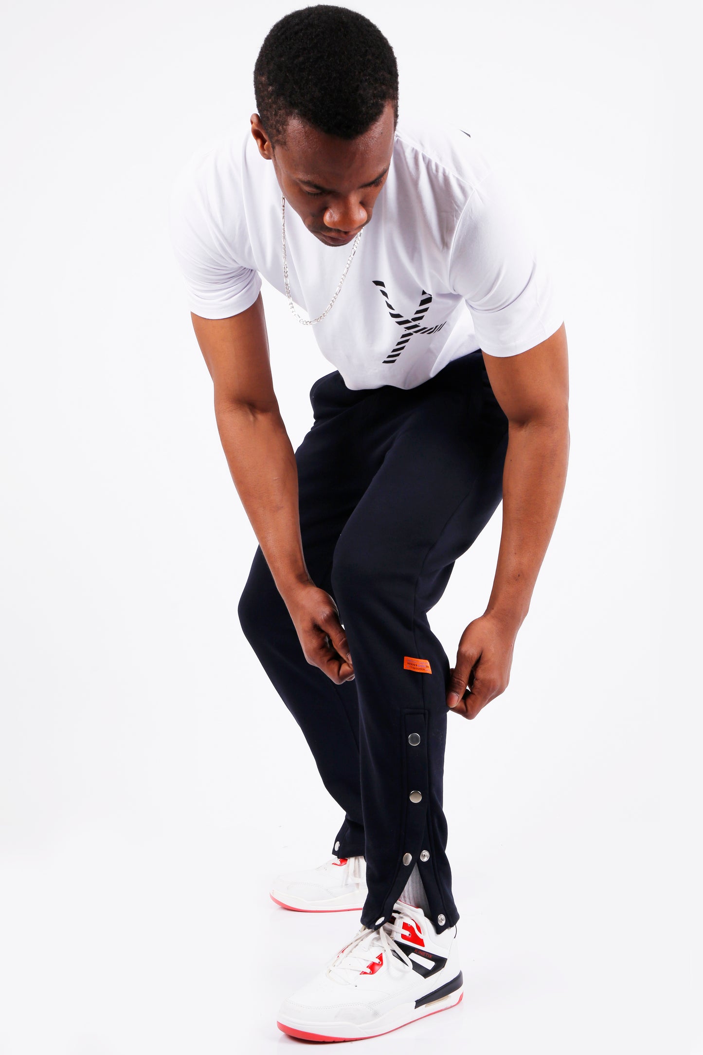 Luxe Milano Side Snap Sweatpants
