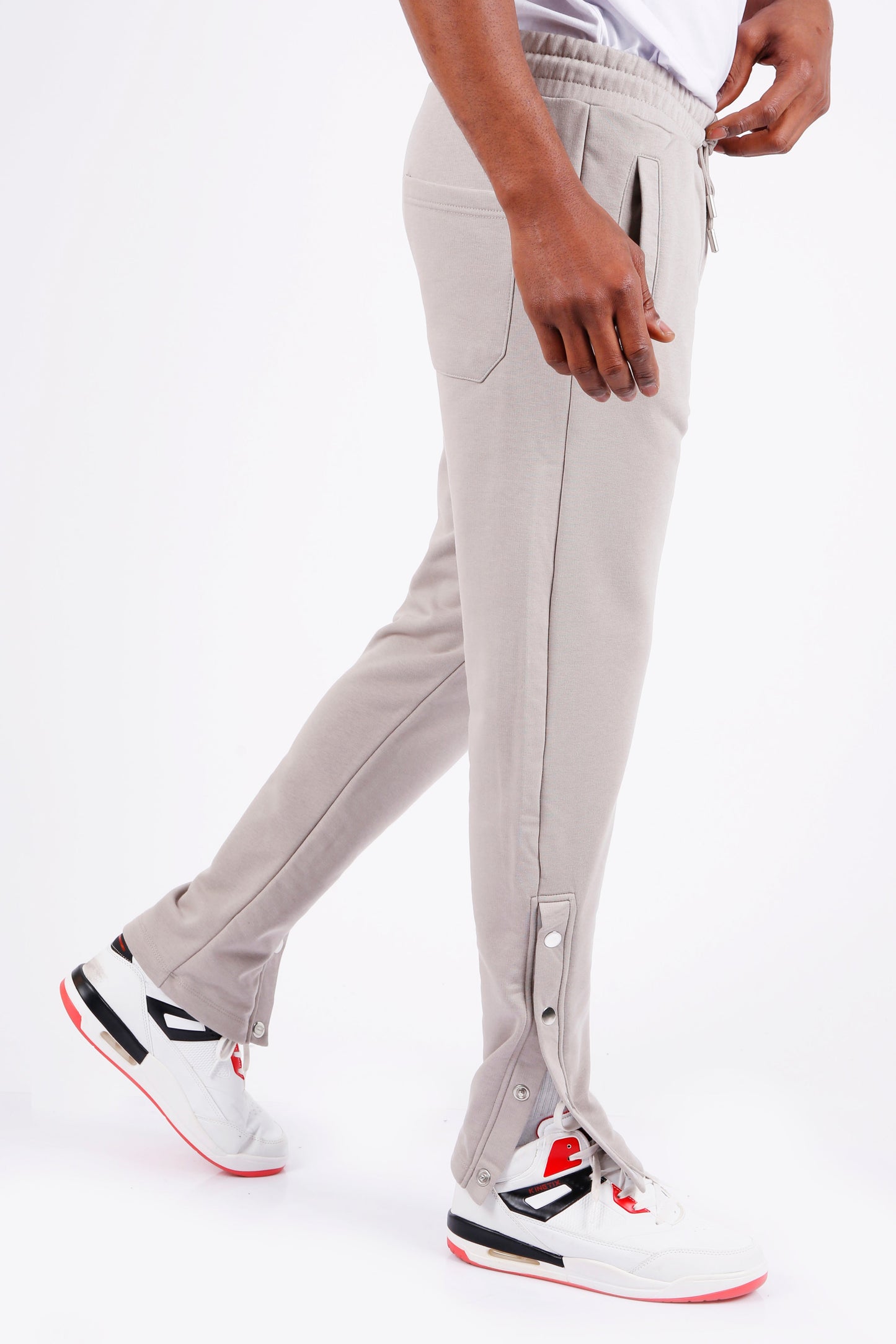 Luxe Milano Side Snap Sweatpants