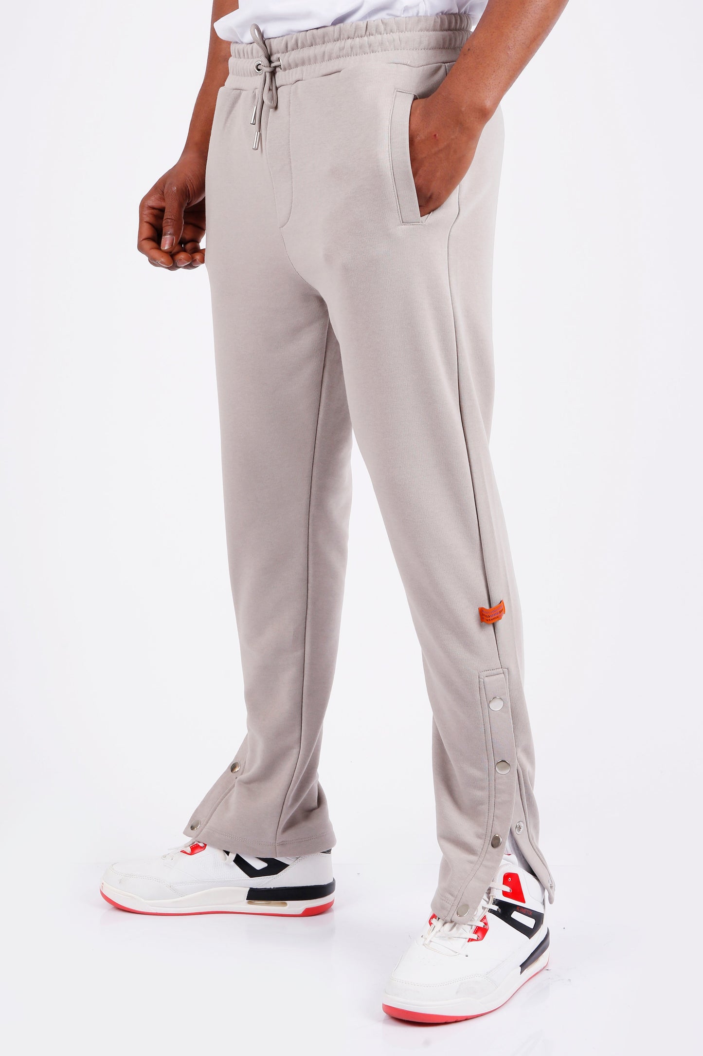 Luxe Milano Side Snap Sweatpants