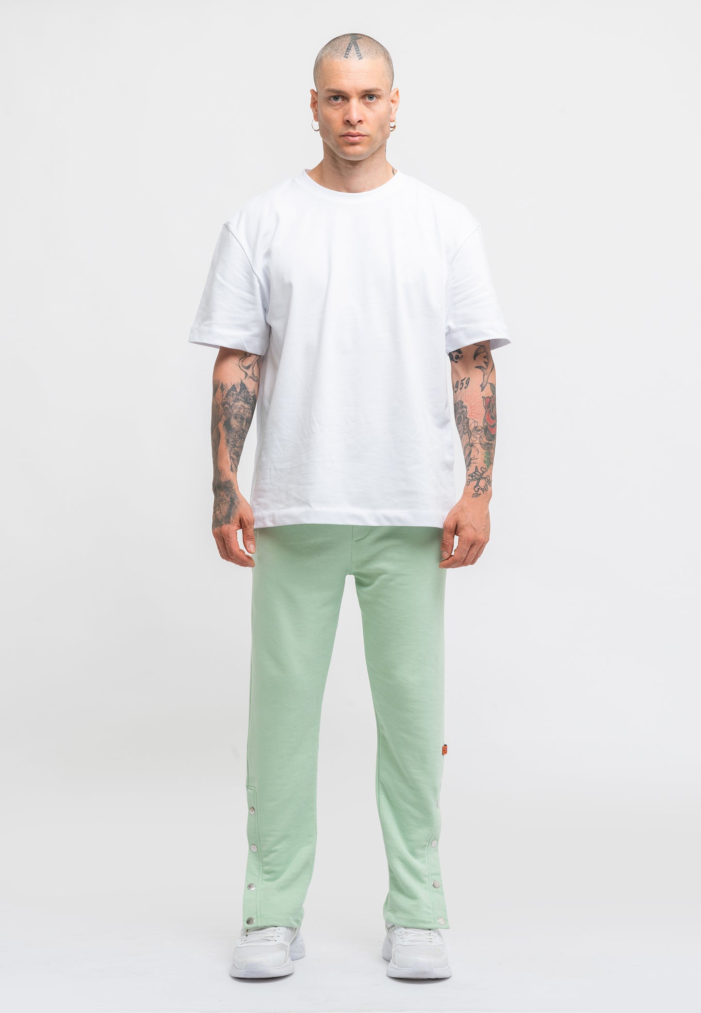 Luxe Milano Side Snap Sweatpants