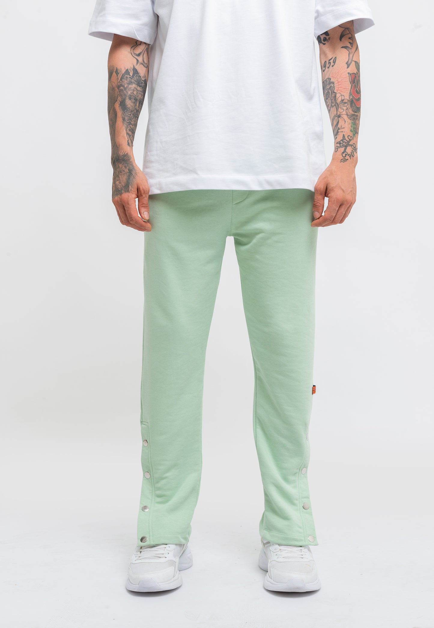 Luxe Milano Side Snap Sweatpants