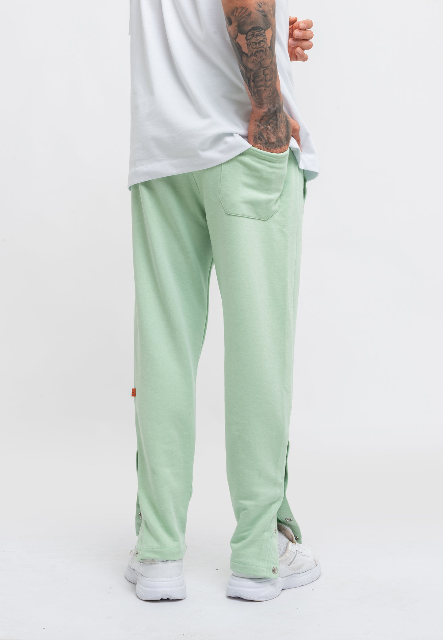 Luxe Milano Side Snap Sweatpants