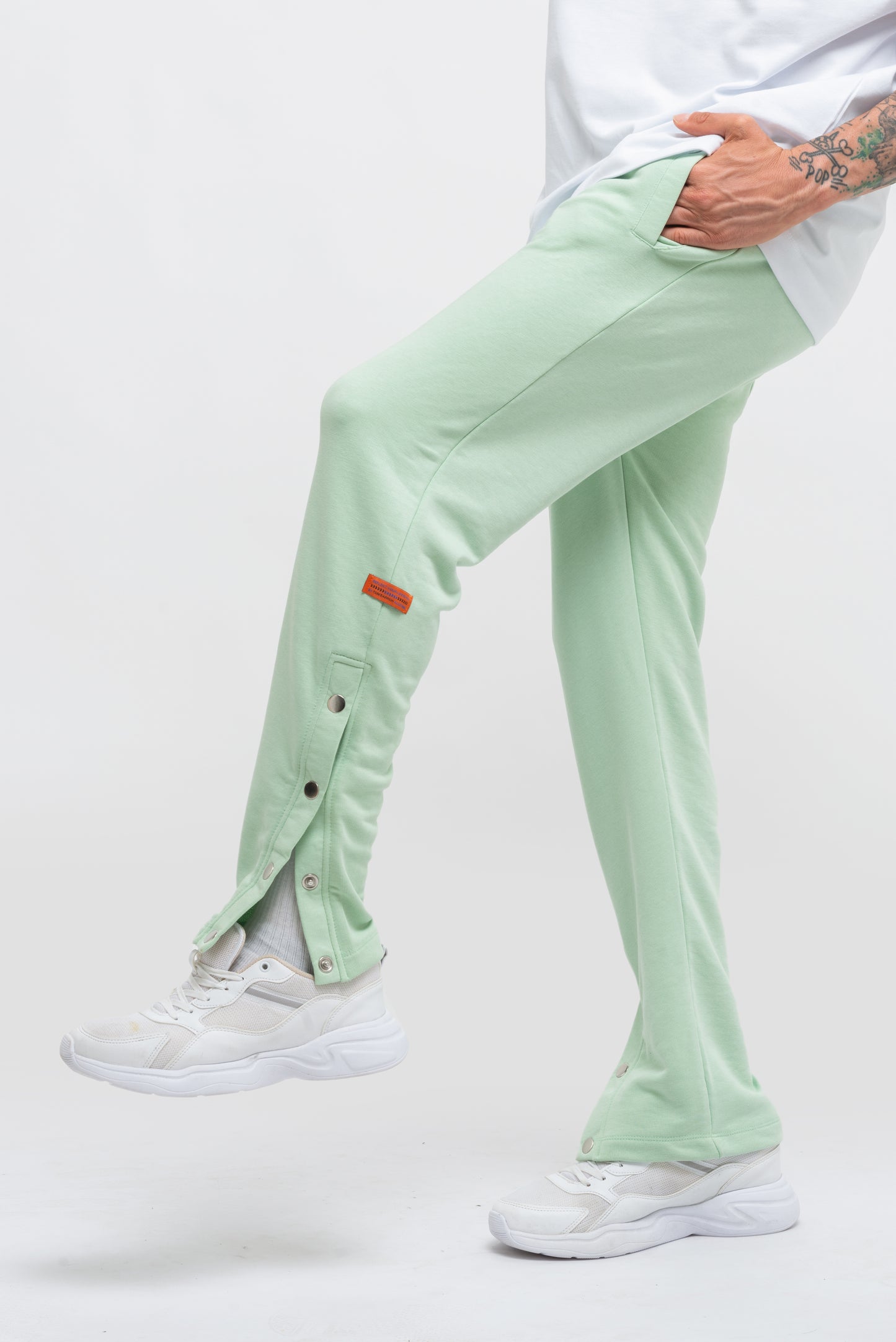 Luxe Milano Side Snap Sweatpants