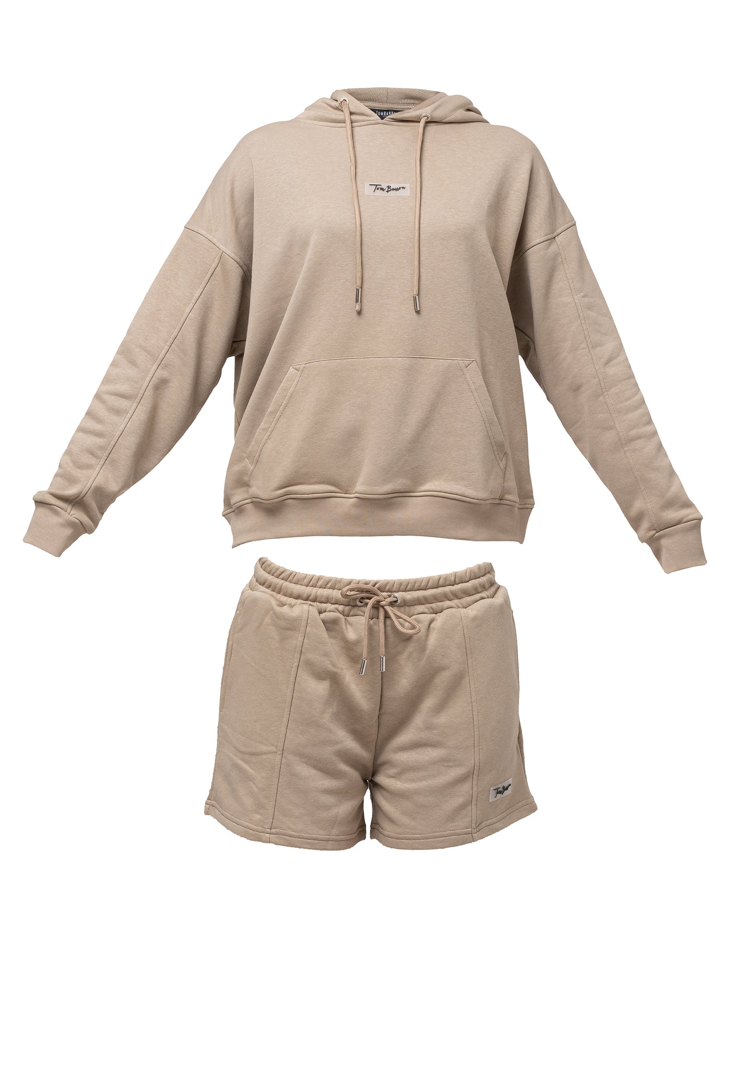 SETS AUS SWEATSHIRT UND HOSE IN NORMALGRÖSSE FÜR DAMEN, BRAUN