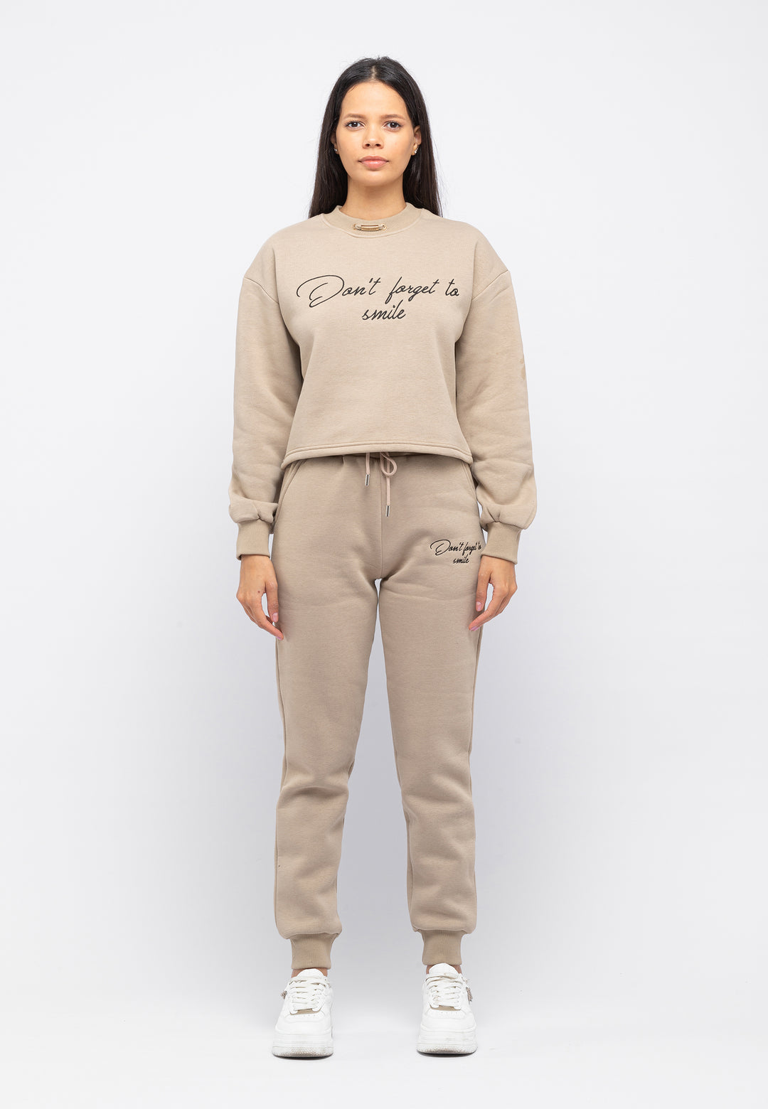'Smile' Embroidered Tracksuit