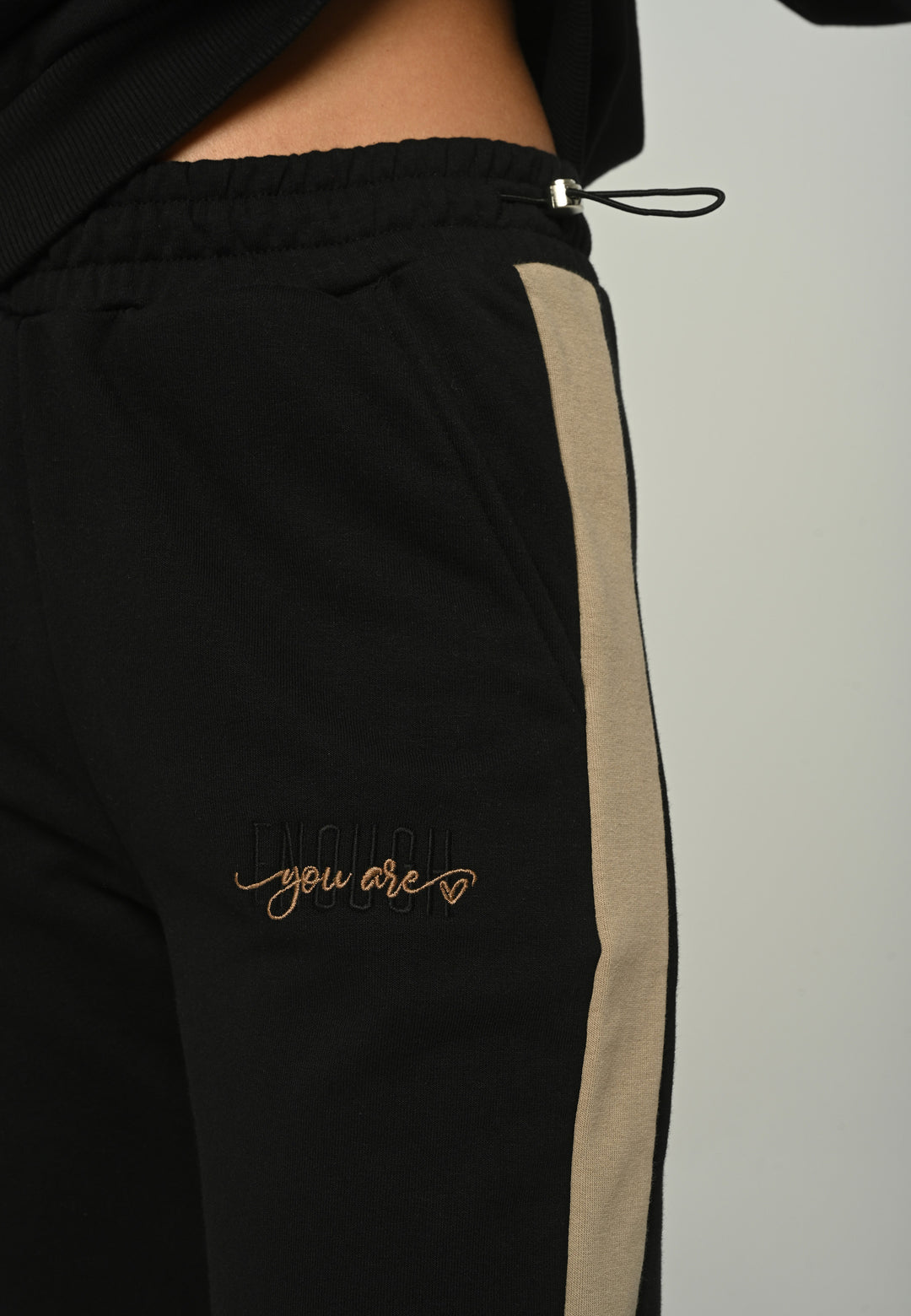 'You Are Enough' Embroidered Tracksuit