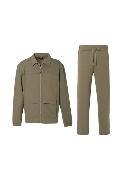 Zip-Up Sweatshirt & Pant Combo